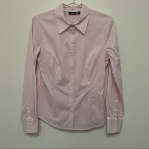 Mexx Women's Long-Sleeved Dress Shirt Pink EUC